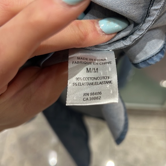 EUC Theory Chambray Button Down - Picture 4 of 5